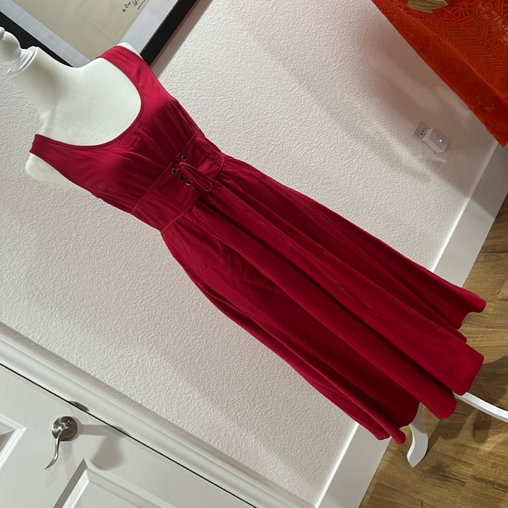 Beautiful red dress- Anthro